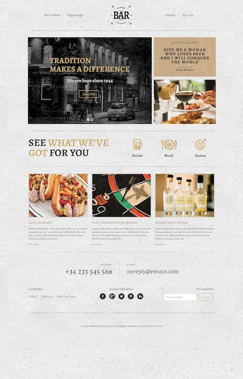 Bar — BeTheme