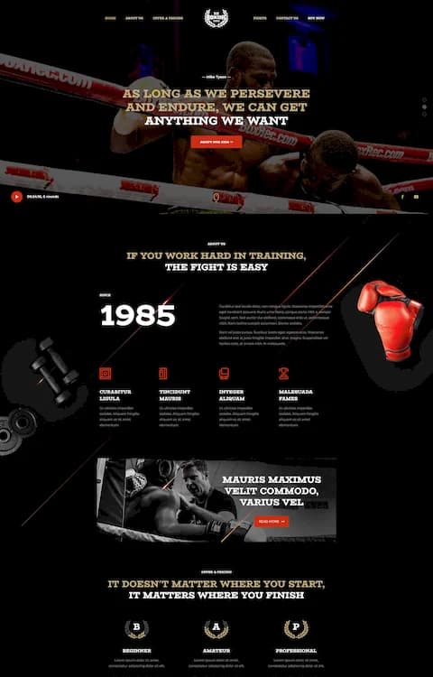 Boxing — BeTheme