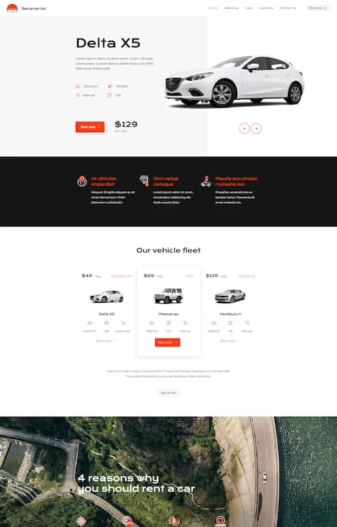 Car Rental 2 — BeTheme