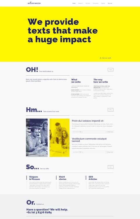 Copywriter — BeTheme