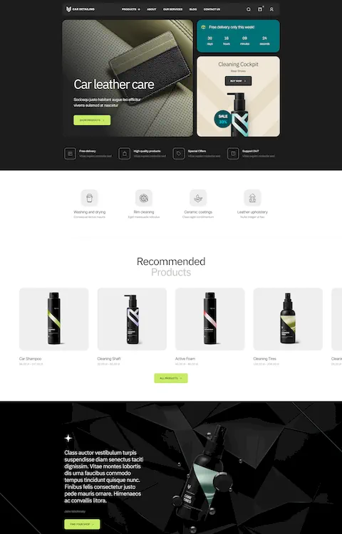 Detailing Shop — BeTheme