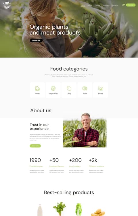 Eco Food — BeTheme