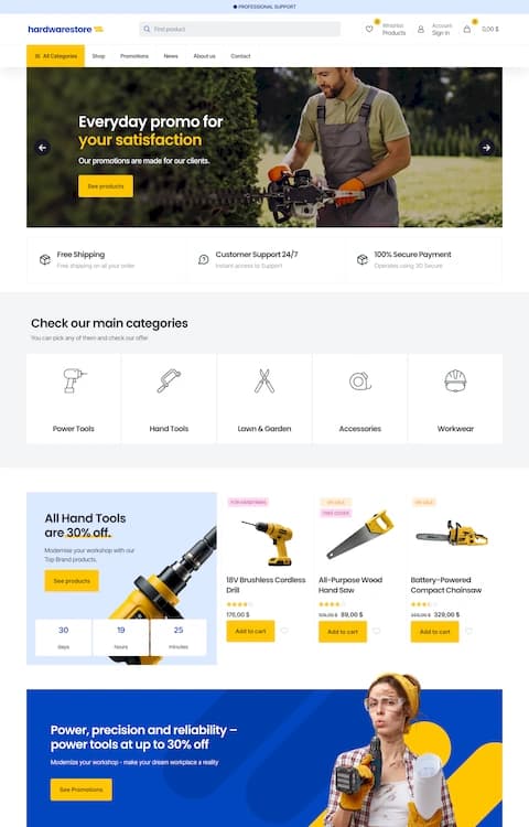 Hardware Store — BeTheme