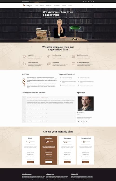 Lawyer — BeTheme