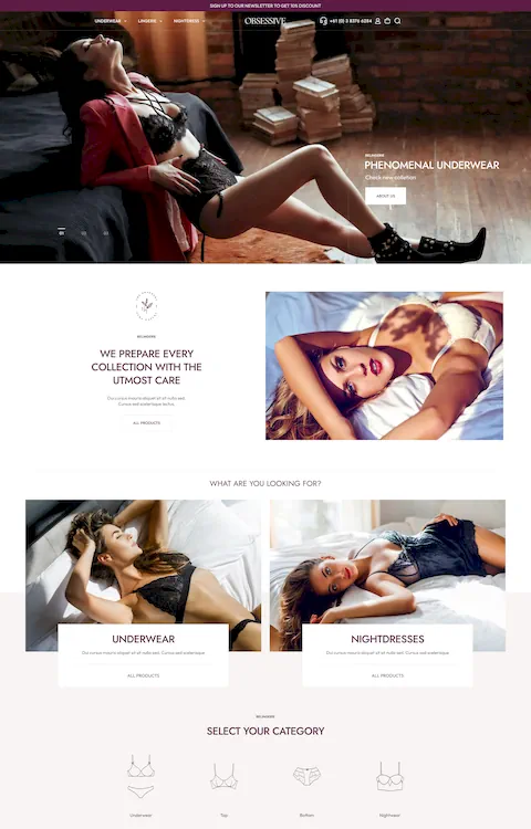 Lingerie — BeTheme