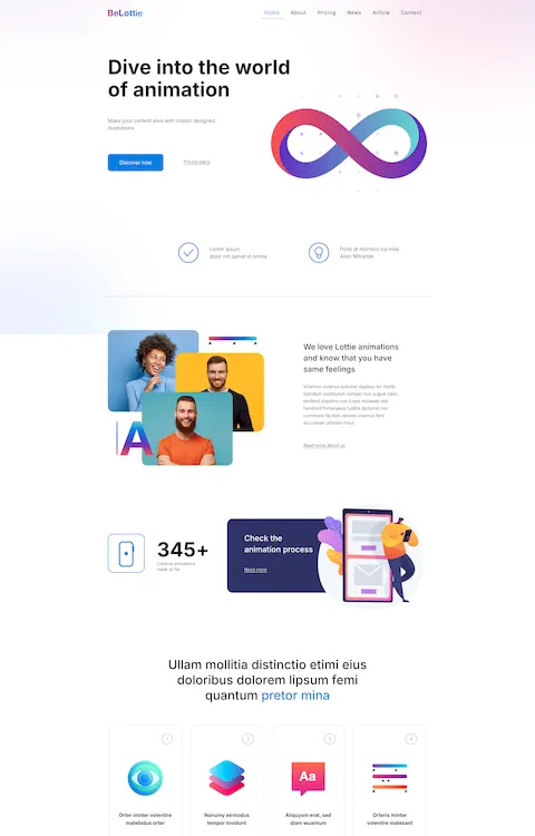 Lottie — BeTheme