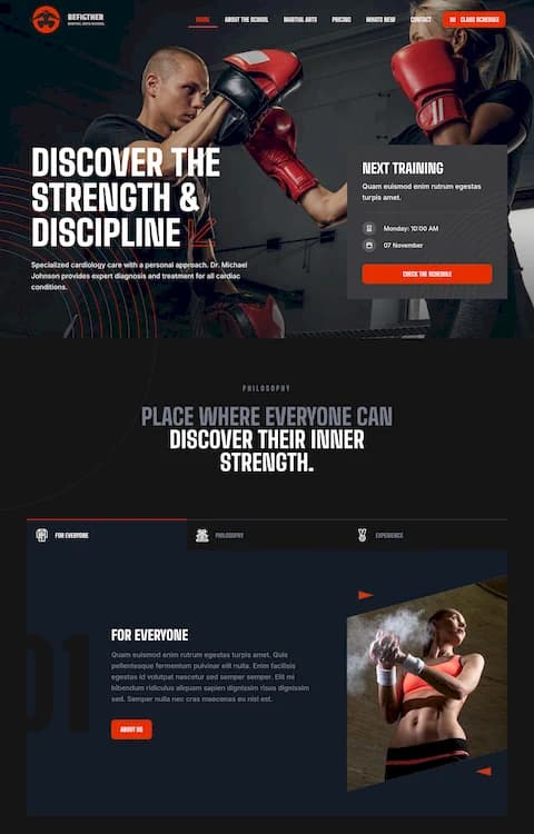 Martial Arts — BeTheme