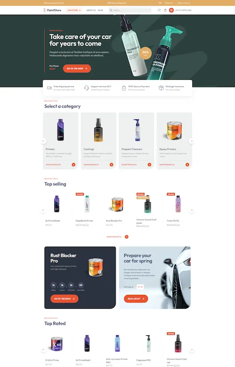 Paint Store — BeTheme