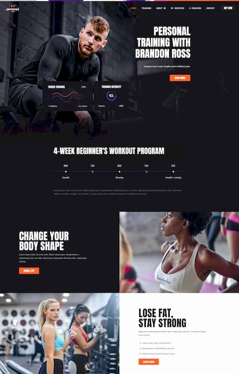 Personal Trainer 2 — BeTheme