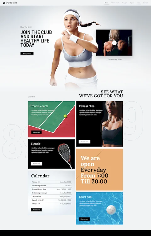 Sports Club — BeTheme