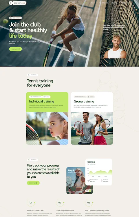 Sports Club 2 — BeTheme