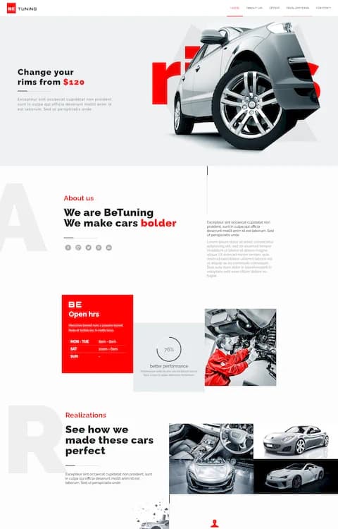 Tuning — BeTheme