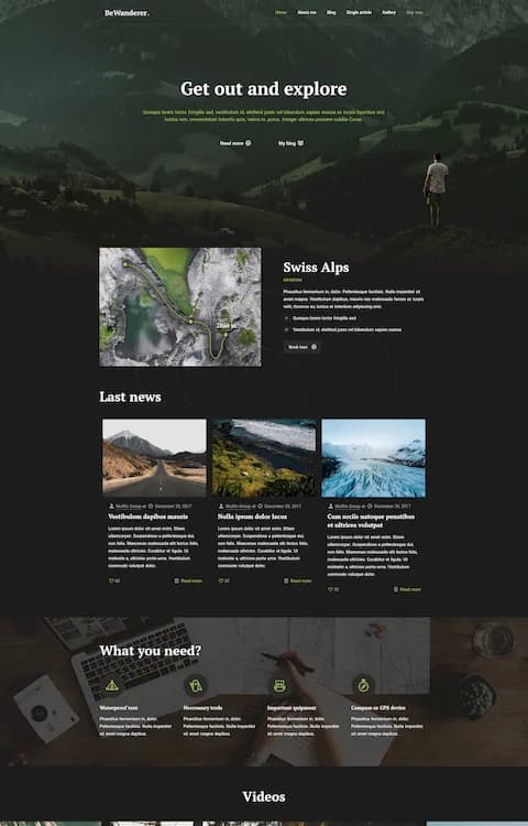 Wanderer — BeTheme