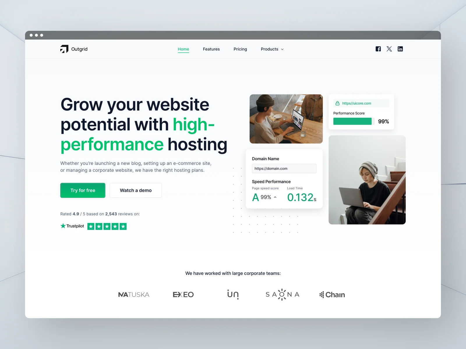 Hosting — Outgrid