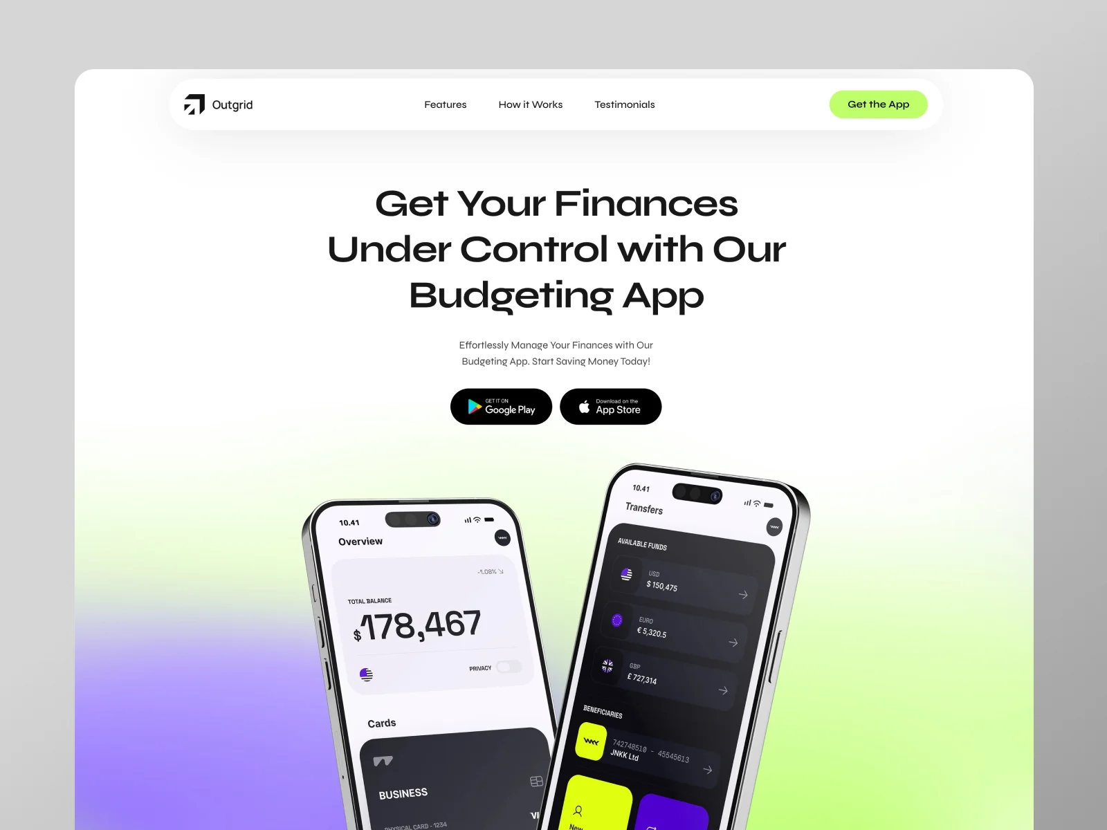 Mobile App — Outgrid