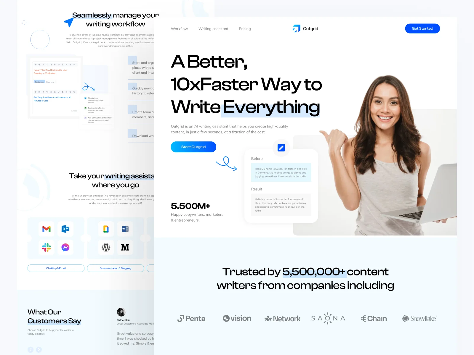 Ai Writing Assistant — Outgrid
