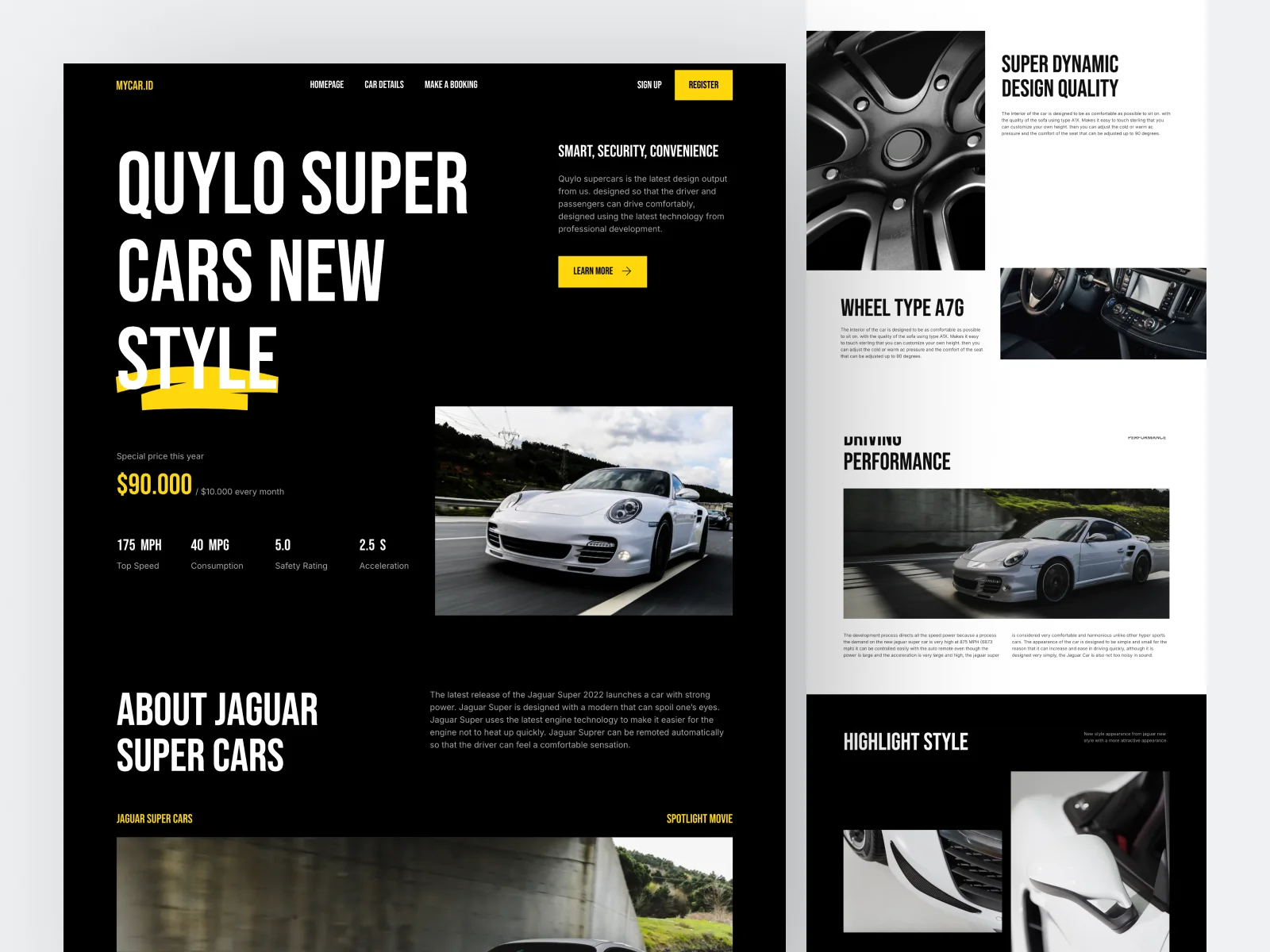 Supercar Rental — Quylo