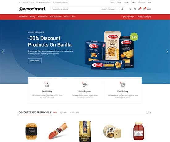 Grocery — WoodMart