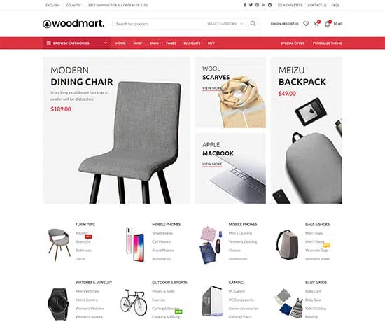 Marketplace — WoodMart