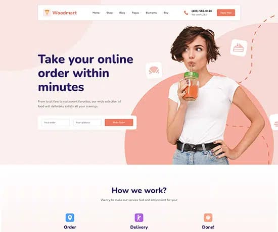 Food Delivery — WoodMart