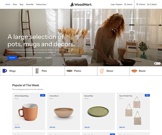 Pottery — WoodMart