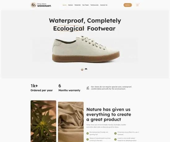 Hemp Shoes — WoodMart