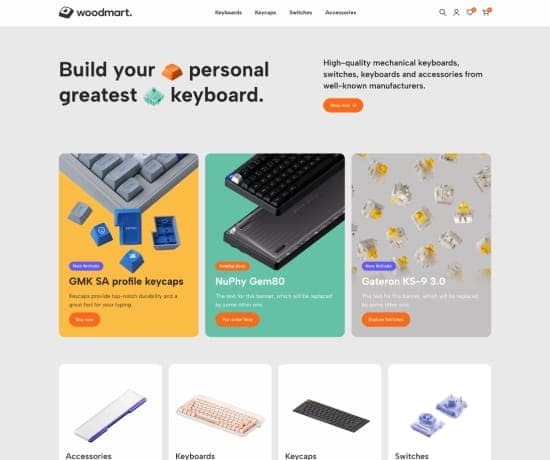 Keyboards — WoodMart